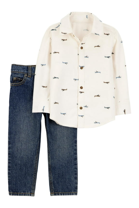 Toddler Boy Outfit Set, 2-Piece, Sizes 12M-5T