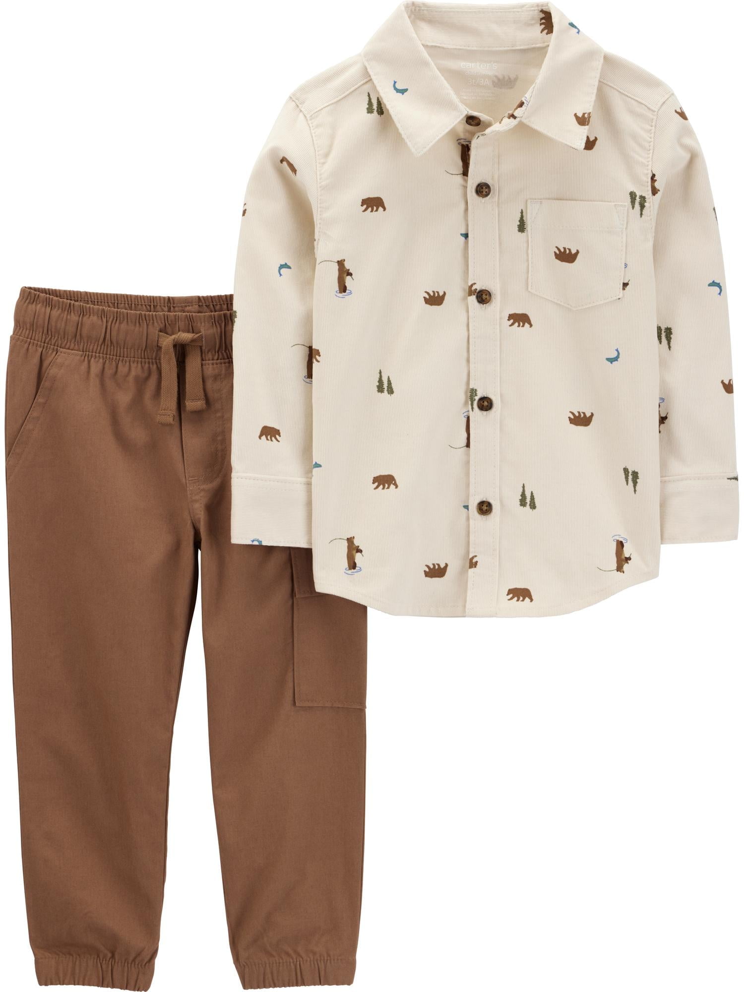 Carter's Child of Mine Toddler Boy Outfit Set, 2-Piece, Sizes 12M-5T
