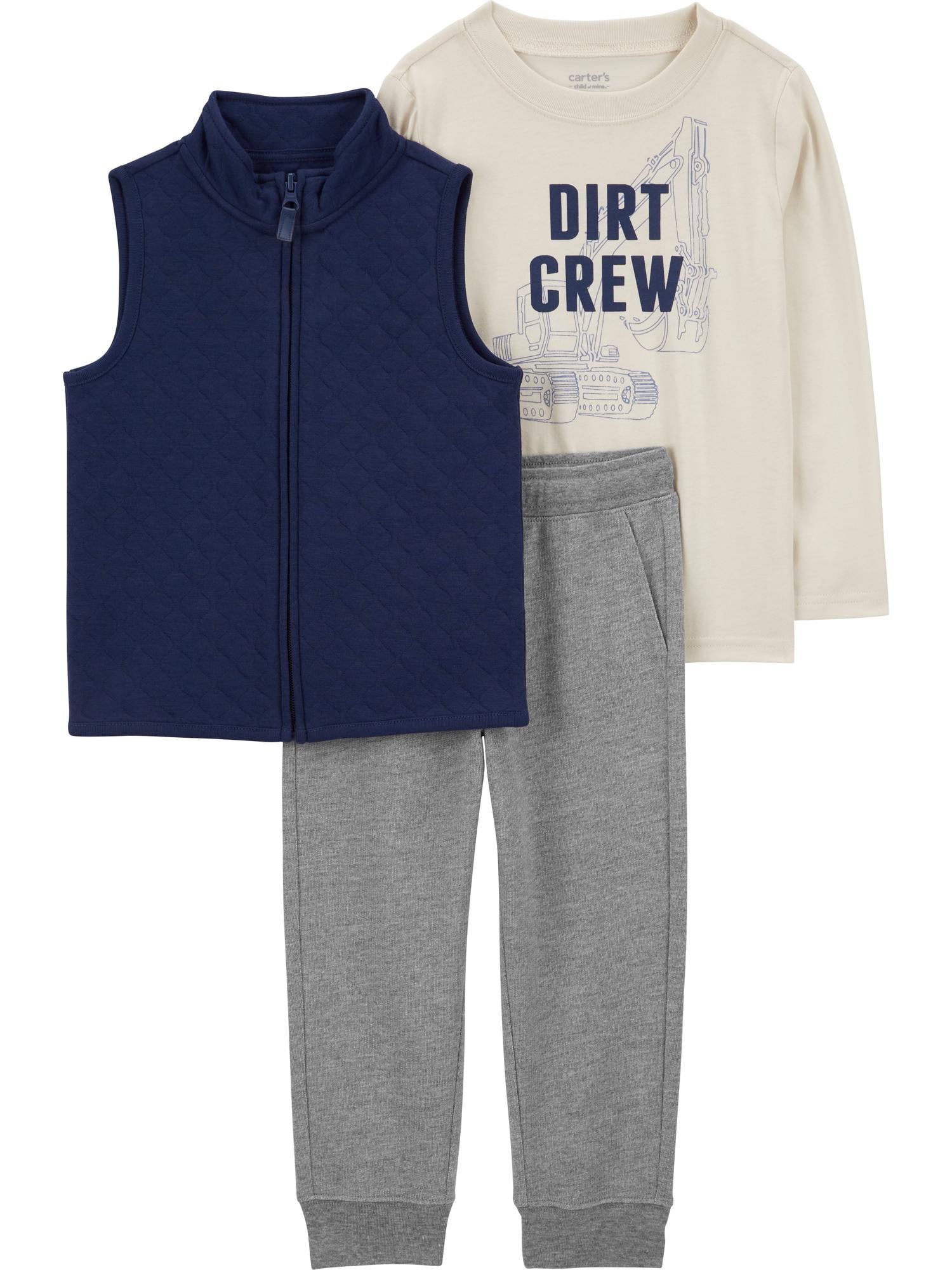 Carter's Child of Mine Toddler Boy Outfit Set, 3-Piece