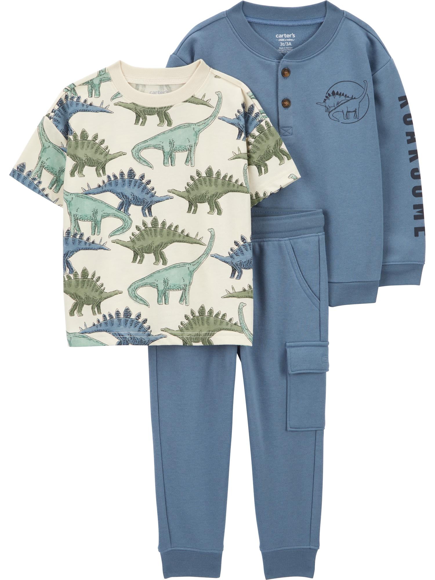 Carter's Child of Mine Toddler Boy Outfit Set, 3-Piece, Sizes 12M-5T