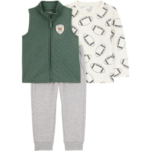 Carter's Child of Mine Toddler Boy Outfit Set, 3-Piece, Sizes 12M-5T