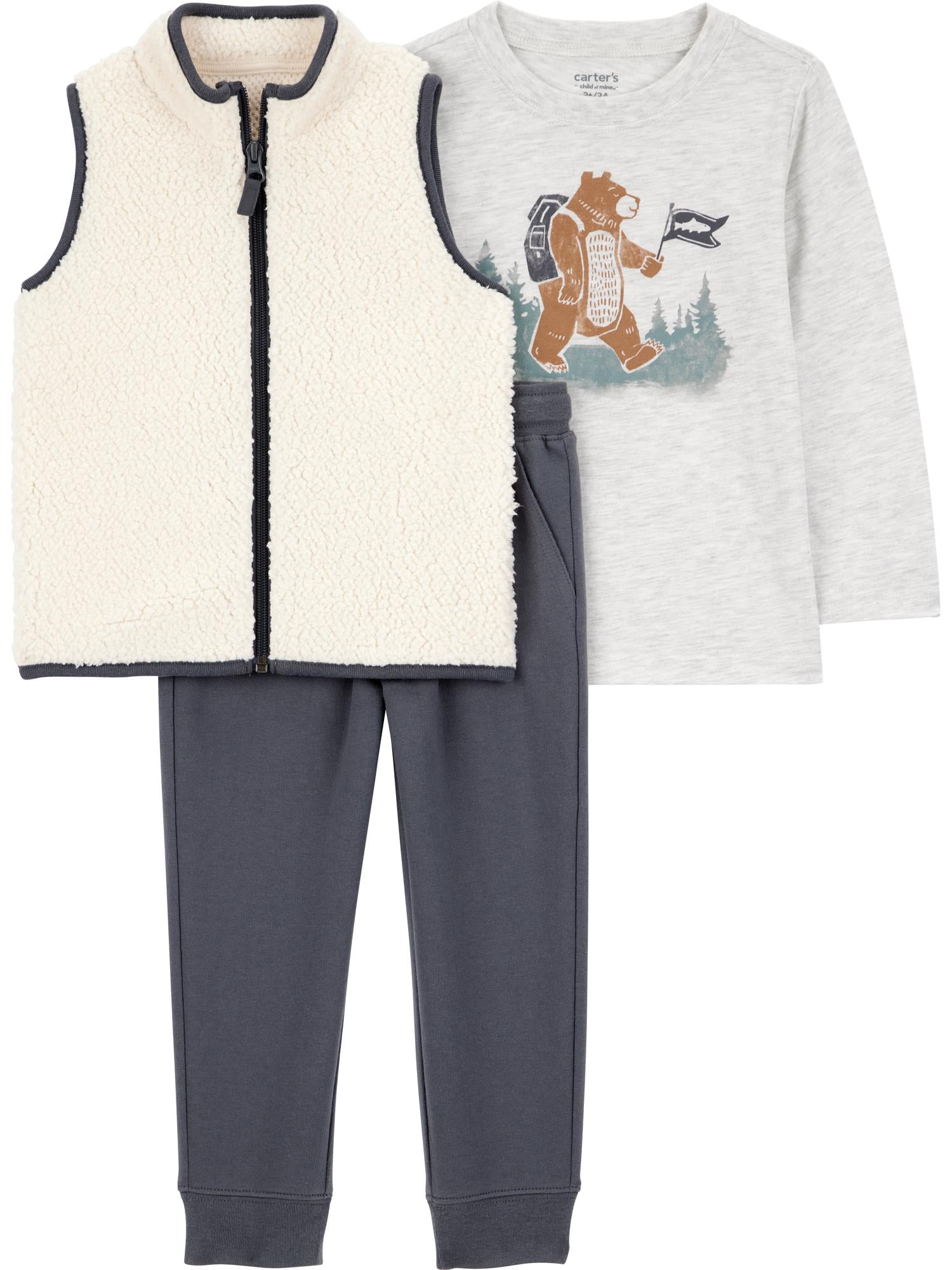 Carter's Child of Mine Toddler Boy Outfit Set, 3-Piece, Sizes 12M-5T