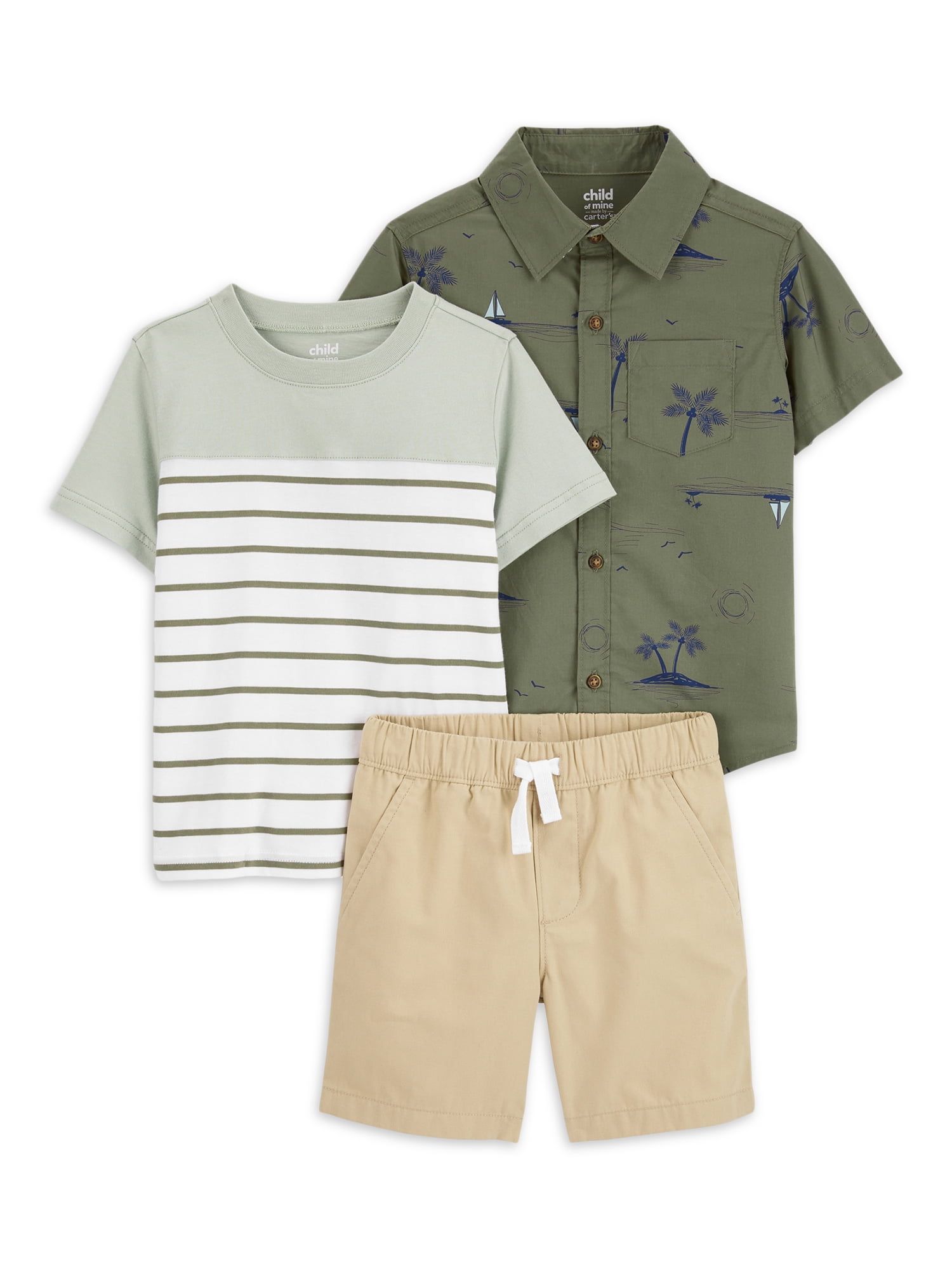 Carter's Child of Mine Toddler Boy Outfit Set, 3-Piece, Sizes 12M-5T