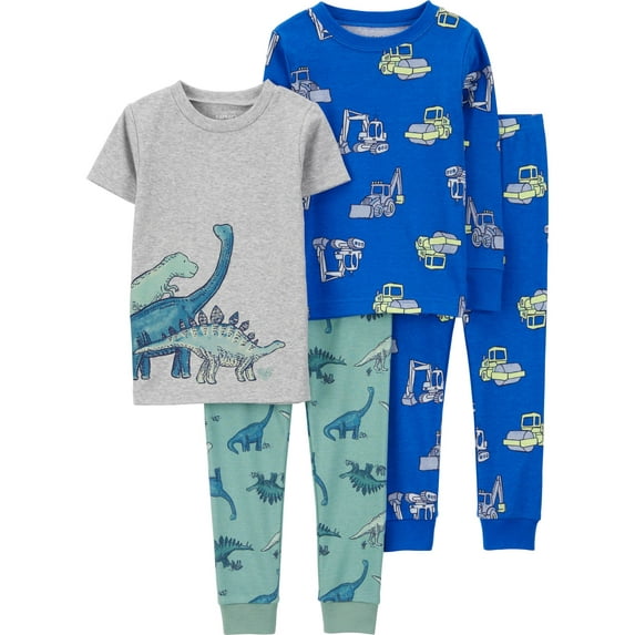 Carter's Child of Mine Baby and Toddler Boy Pajama Set, 2-Pack, 4-Piece, Sizes 12M-5T