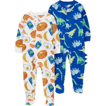 Carter's Child of Mine Toddler Boy Pajama Sleeper, 2-Pack, One-Piece, Sizes 12M-5T