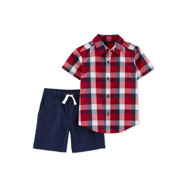 Carter's Child of Mine Toddler Boy Patriotic Outfit Set, 2-Piece, Sizes 12M-5T