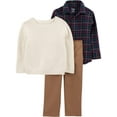 thumbnail image 1 of Carter's Child of Mine Toddler Boy Plaid Set, 3 Piece, Sizes 12 Months - 5T, 1 of 8