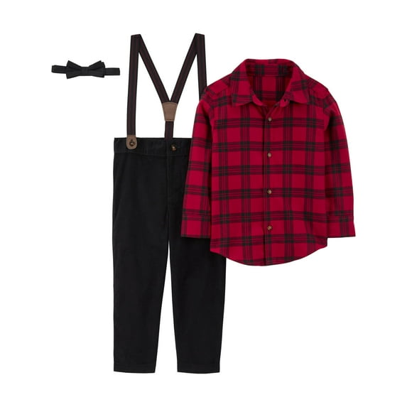 Carter's Child of Mine Toddler Boy Plaid Set, 3 Piece, Sizes 12 Months - 5T