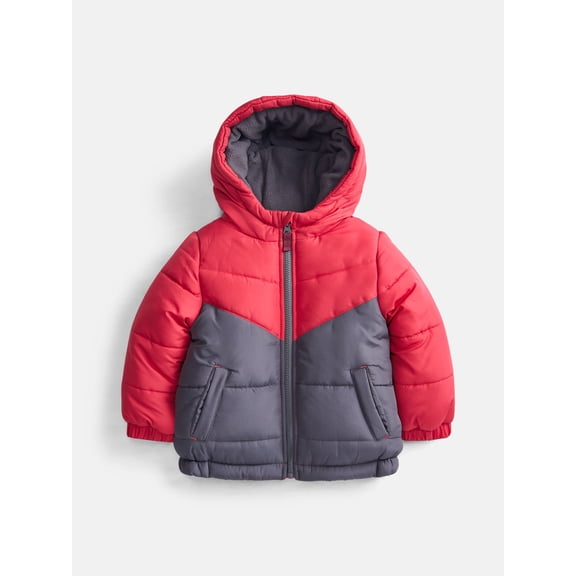 Carter's Child of Mine Toddler Boys Colorblock Heavyweight Puffer Jacket, Sizes 12M-5T