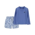 thumbnail image 1 of Carter's Child of Mine Toddler Boy Rash Guard Swimsuit Set, 2-Piece, Sizes 12M-5T, 1 of 6