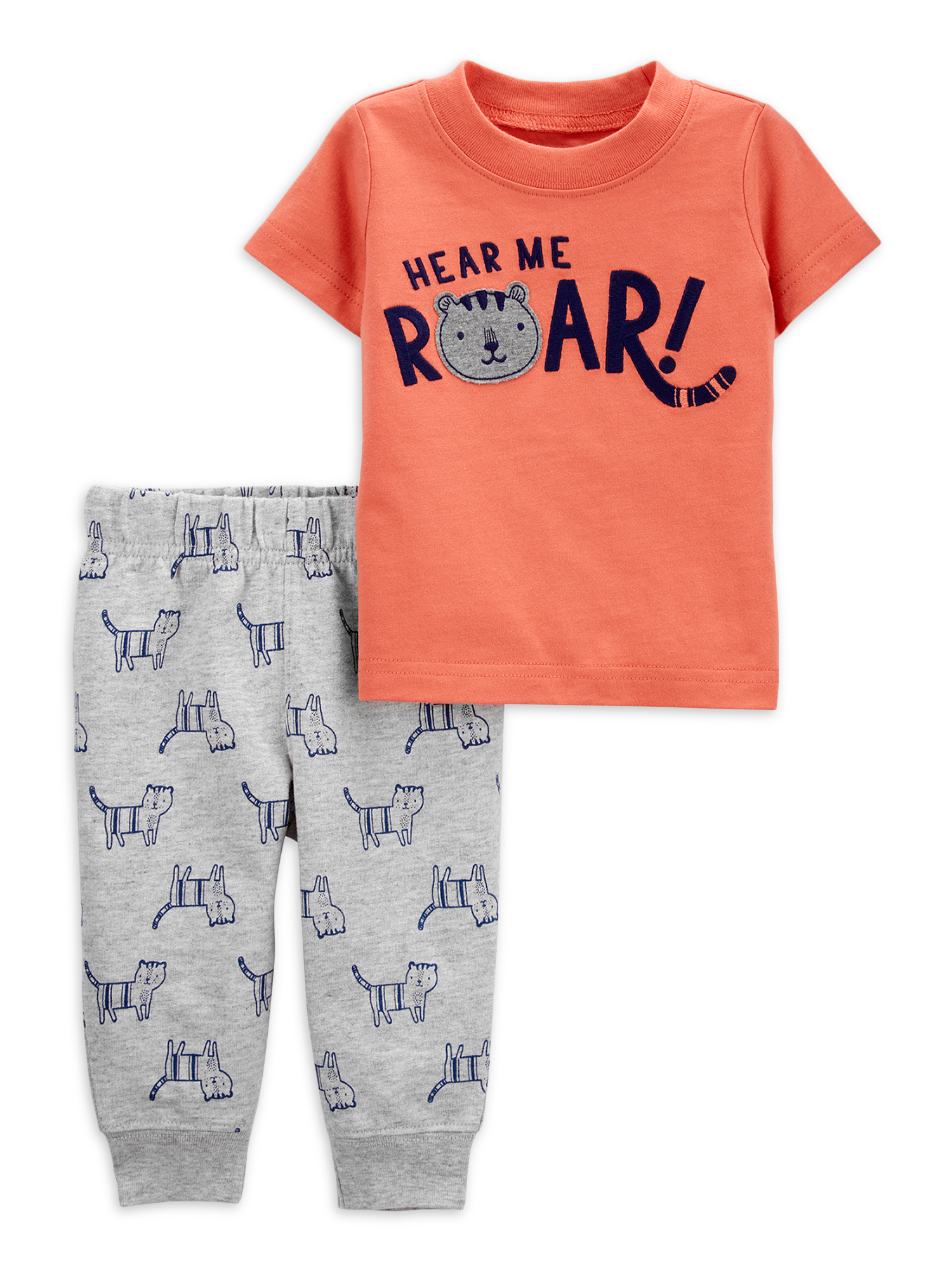 Carter's Child of Mine Toddler Boy Short-Sleeve T-shirt & Jogger Pant Outfit Set, 2-Piece, 2T-5T - image 1 of 2