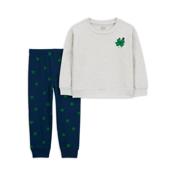 Carter's Child of Mine Toddler Boy St. Patrick's Day Outfit Set, 2-Piece, Sizes 12M-5T