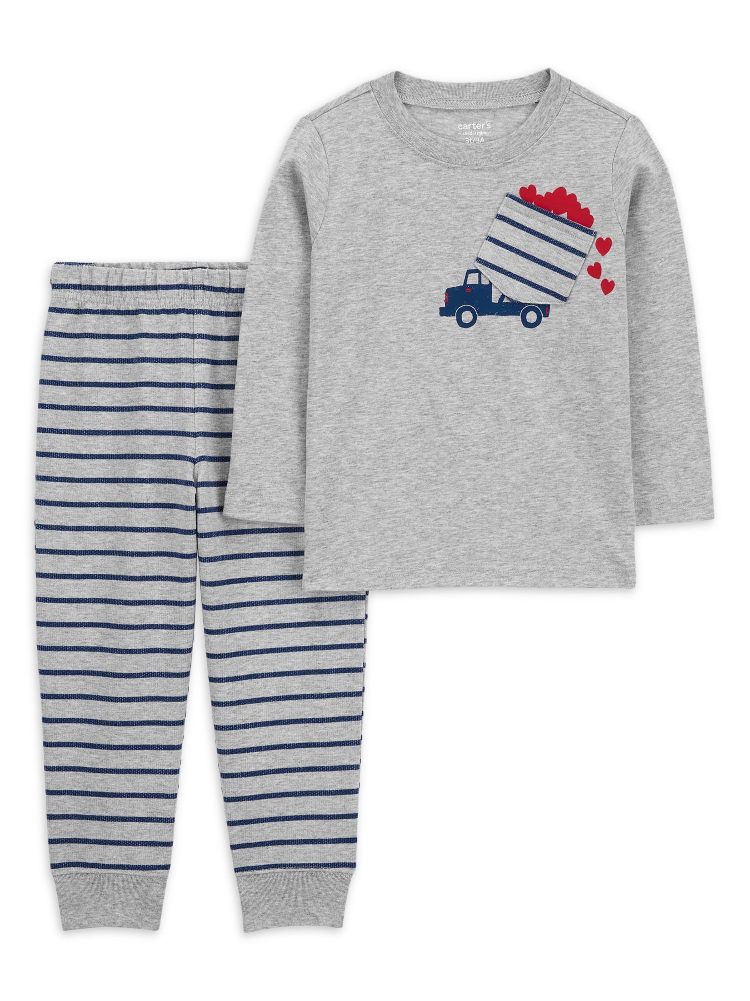 Carter's Child of Mine Toddler Boy Valentine's Day Outfit Set, 2-Piece, Sizes 12M-5T