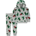 thumbnail image 1 of Carter's Child of Mine Toddler Boy Xmas Dino Set, 2 Piece, Sizes 12 Months - 5T, 1 of 5
