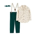 thumbnail image 1 of Carter's Child of Mine Toddler Boy Xmas Tree Set, 3 Piece, Sizes 12 Months - 5T, 1 of 7