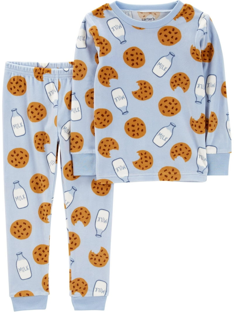 Carters Child of Mine Toddler Pajama Set - Snug Fit - Milk and