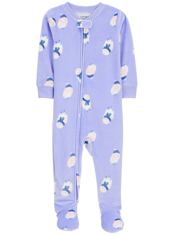 Toddler Cozy Pajama Sleeper, One-Piece, Sizes 12M-5T