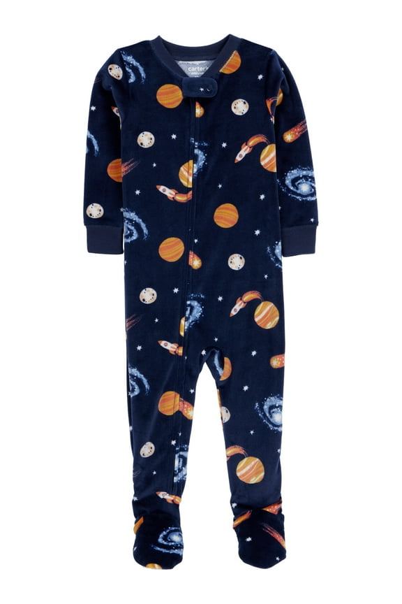 Toddler Cozy Pajama Sleeper, One-Piece, Sizes 12M-5T