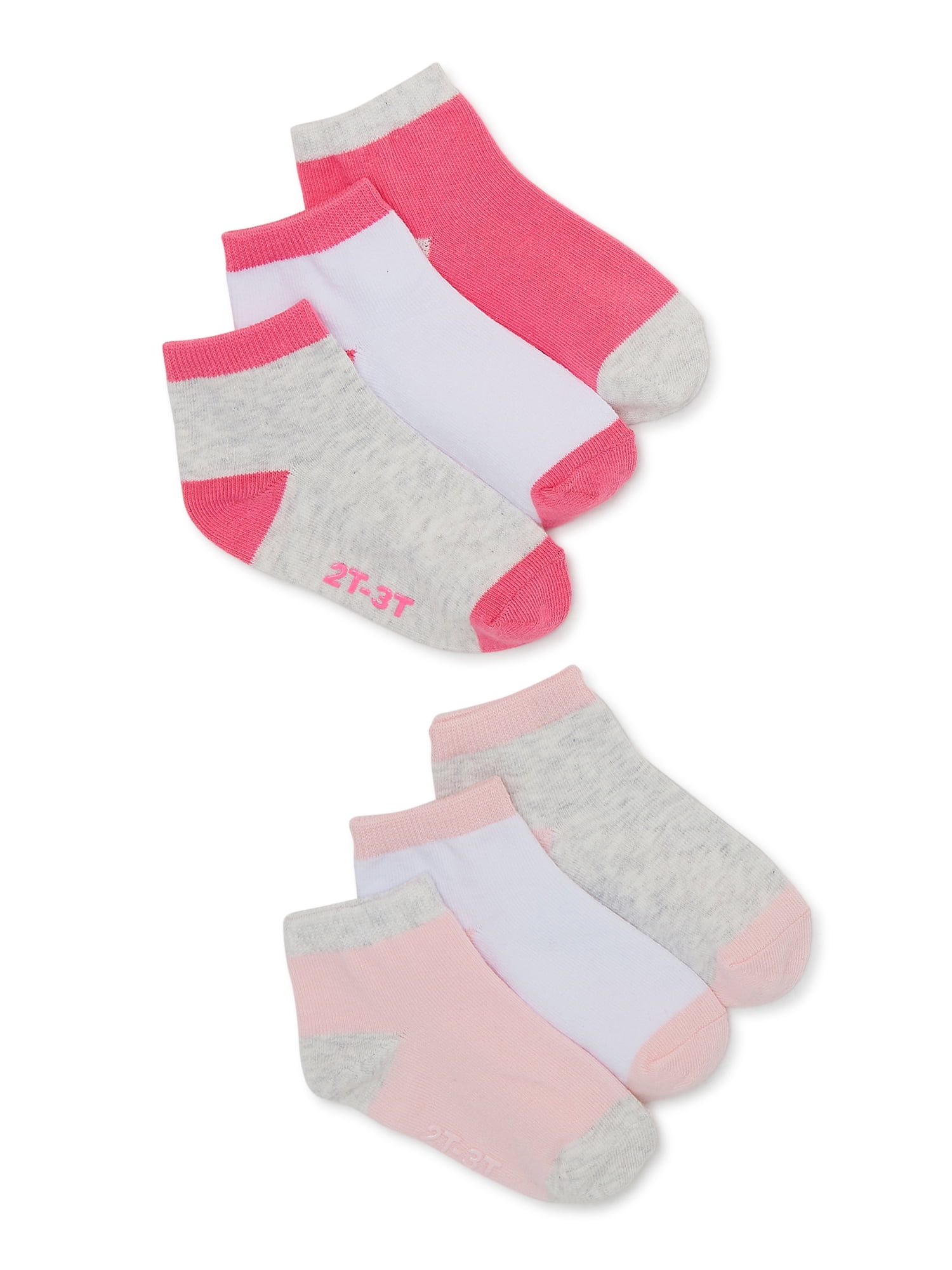 Carter's Child of Mine Toddler Girl Ankle Socks, 6-Pack, Sizes 12M-5T ...