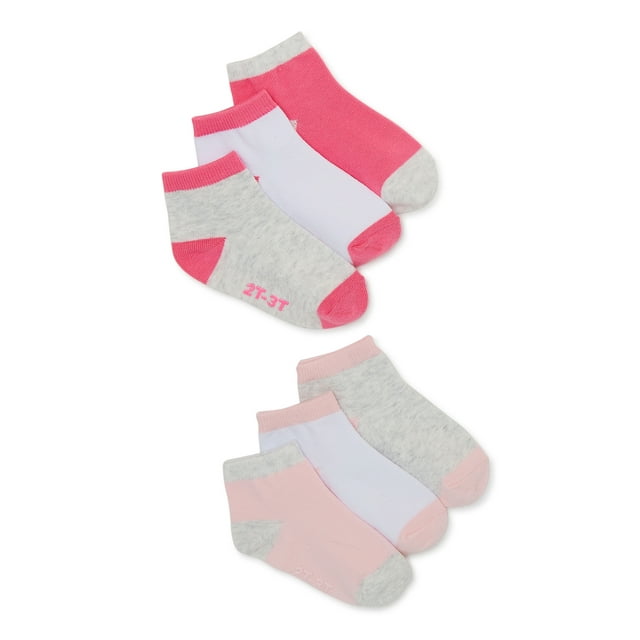 Carter's Child of Mine Toddler Girl Ankle Socks, 6Pack, Sizes 12M5T