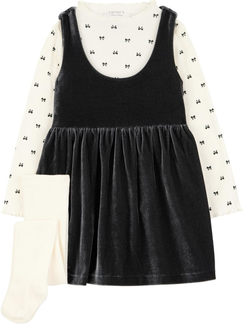 Carter's Child of Mine Toddler Girl Dress Set, 3-Piece, Sizes 12M