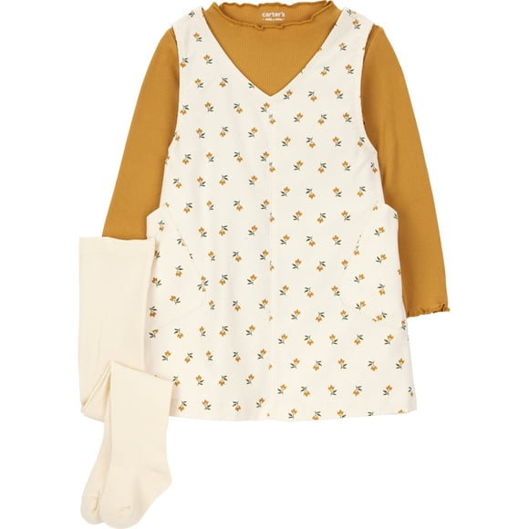 Carter's Child of Mine Toddler Girl Dress Set, 3-Piece, Sizes 12M-5T