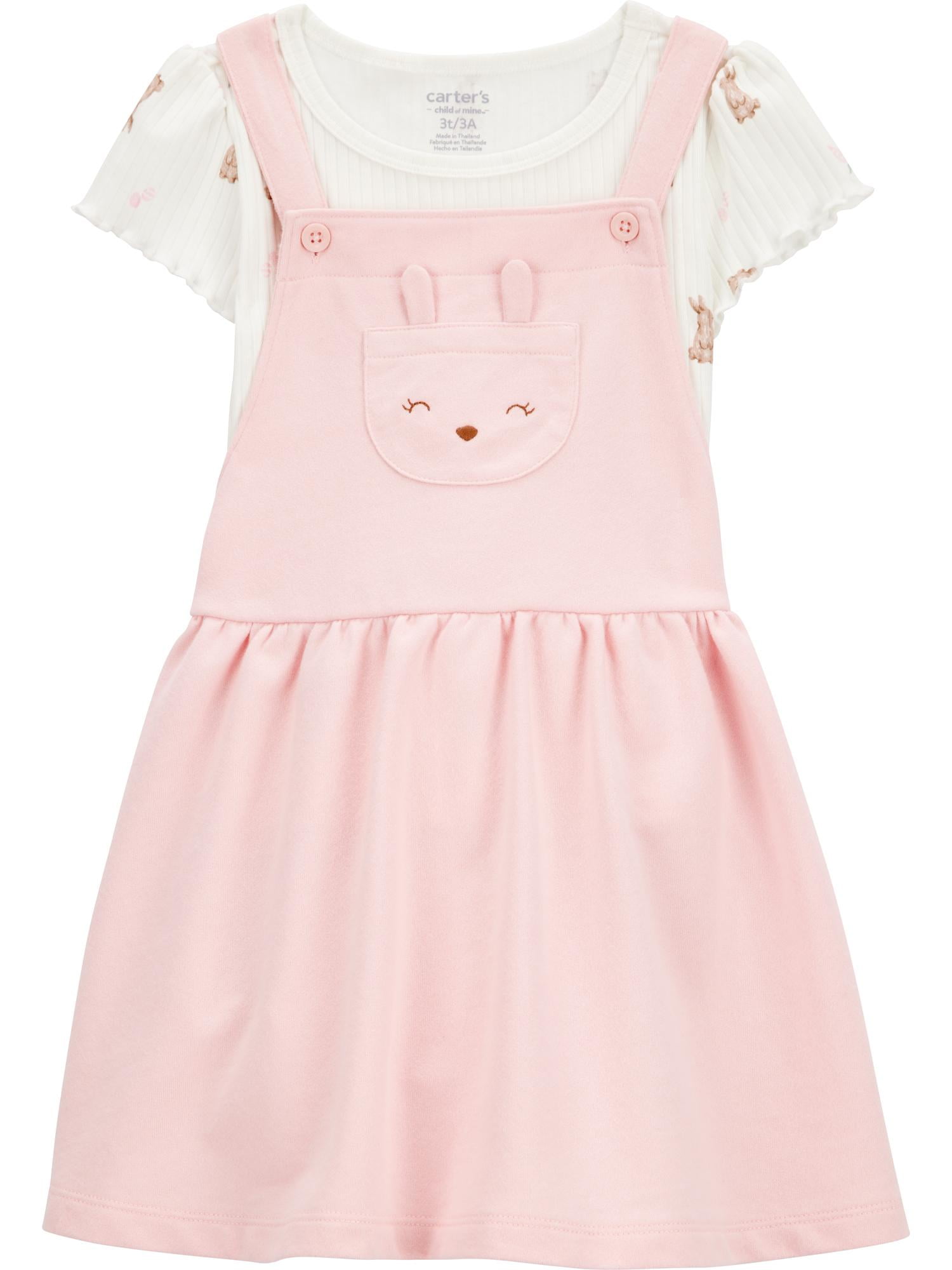 Carter's Child of Mine Baby and Toddler Girl Easter Dress Set, 2-Piece, Sizes 12M-5T