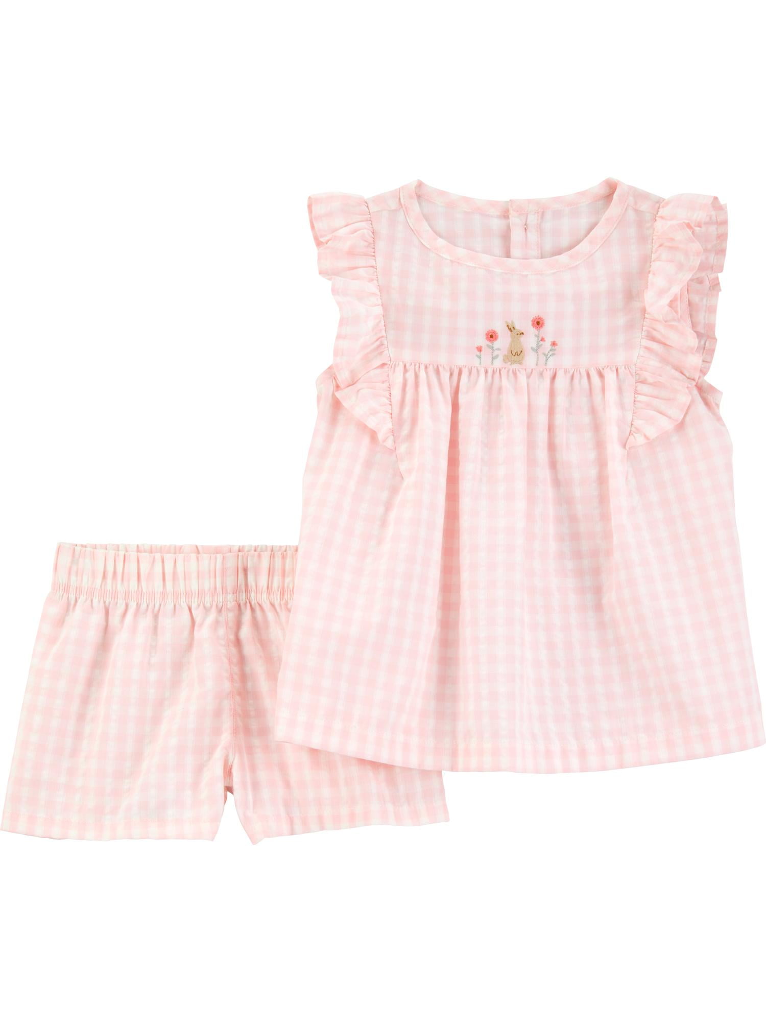 Carter's Child of Mine Baby and Toddler Girl Easter Outfit Set, 2-Piece, Sizes 12M-5T