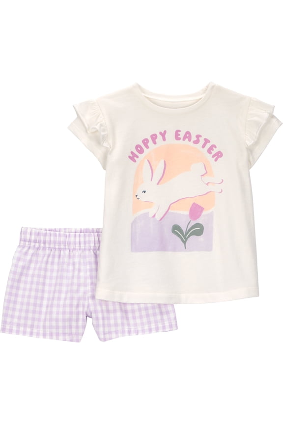 Toddler Girl Easter Outfit Set, 2-Piece, Sizes 2T-5T
