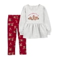 thumbnail image 1 of Carter's Child of Mine Toddler Girl Ginger Bread Set, 2-Piece, Sizes 12 Months - 5T, 1 of 5