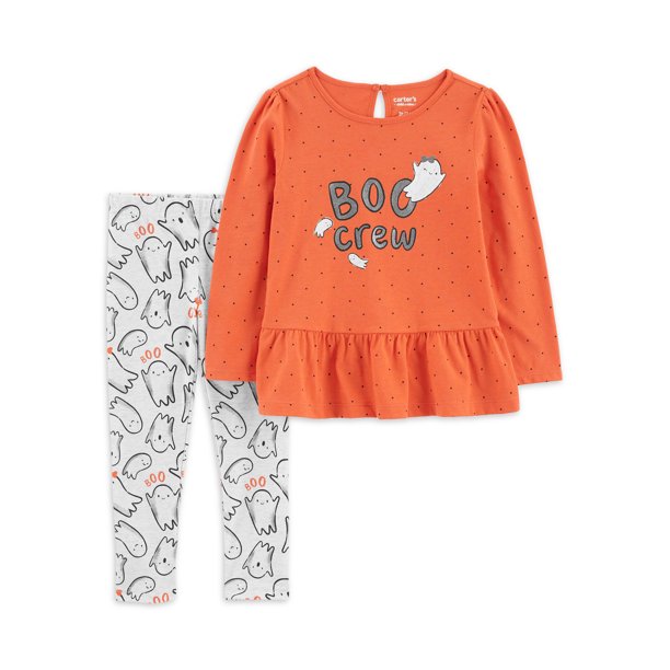 Carter's Child of Mine Toddler Girl Halloween Outfit Set, 2Piece