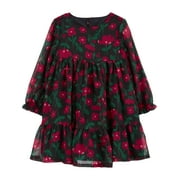 Carter's Child of Mine Toddler Girl Holiday Dress, One-Piece, Sizes 2T-5T