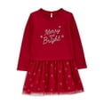 thumbnail image 1 of Carter's Child of Mine Toddler Girl Holiday Dress, Sizes 2T-5T, 1 of 5