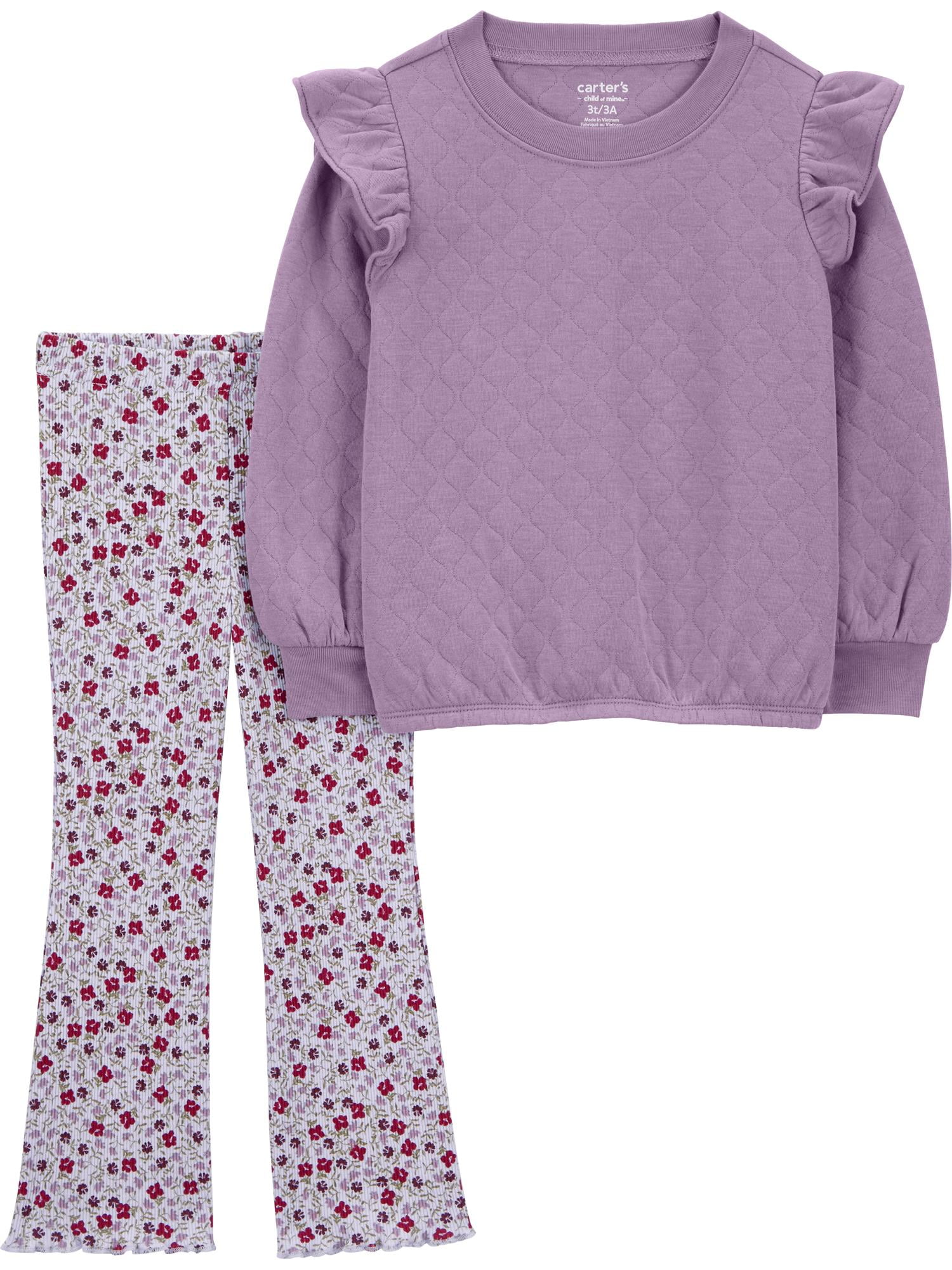 Carter's Child of Mine Toddler Girl Outfit Set, 2-Piece, Sizes 12M-5T