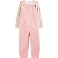 thumbnail image 1 of Carter's Child of Mine Baby and Toddler Girl, Overalls Set, 2-Piece, Sizes 18M-4T, 1 of 7