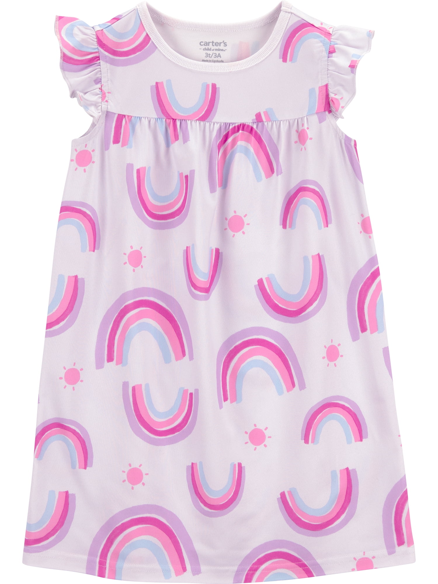 Carter's Child of Mine Toddler Girl Pajama Gown, Sizes 12M-5T