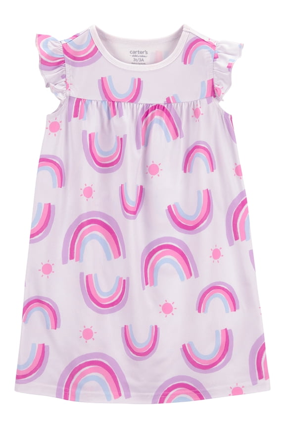 Toddler Girl Pajama Gown, Sizes 12M-5T