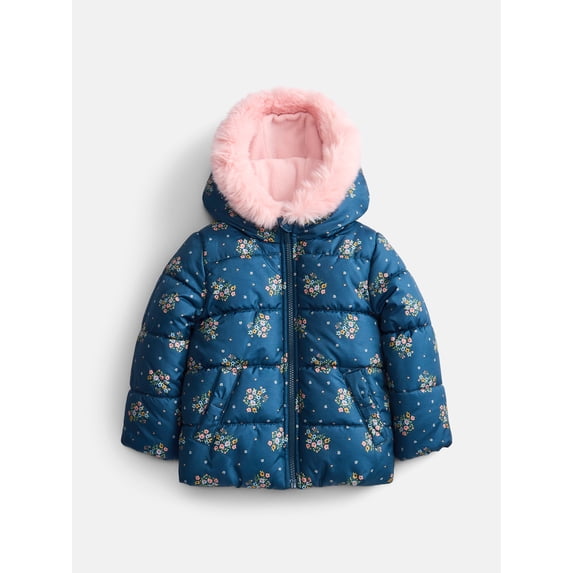 Carter's Child of Mine Toddler Girls Heavyweight Puffer Jacket, Sizes 12M-5T