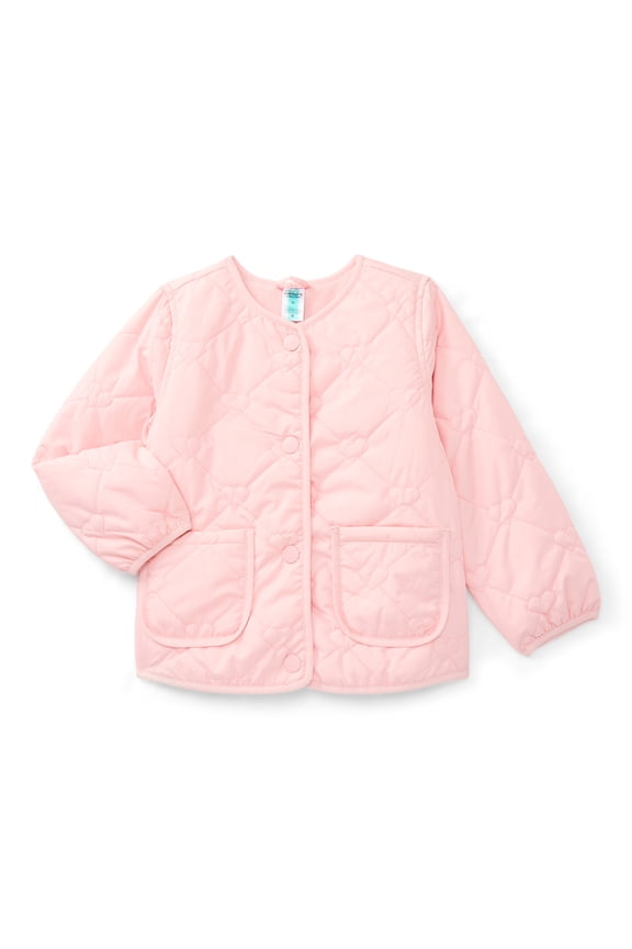 Toddler Girl Quilted Jacket, Sizes 12M-5T