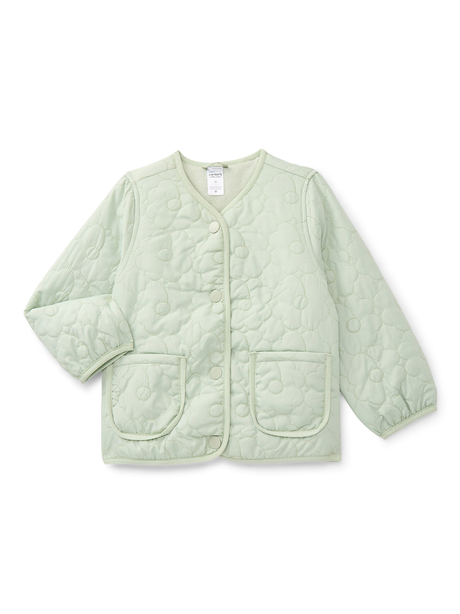 Carter's Child of Mine Toddler Girl Quilted Jacket, Sizes 12M-5T