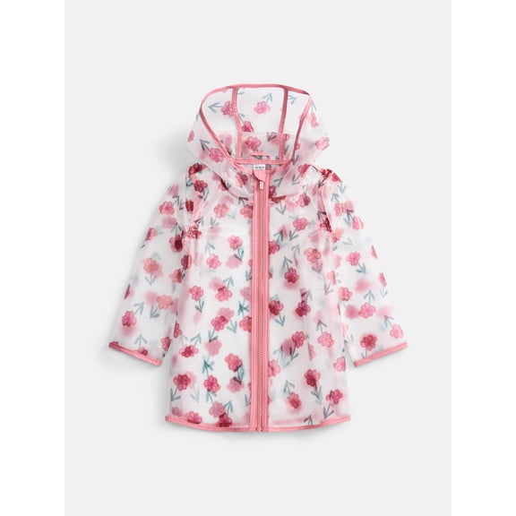 Carter's Child of Mine Toddler Girls Graphic Lightweight Rain Jacket, Sizes 12M-5T