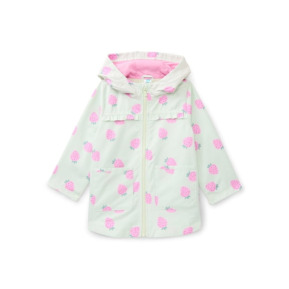 Carter's Child of Mine Toddler Girls' Print Rain Jacket with Hood, Sizes 12M-5T