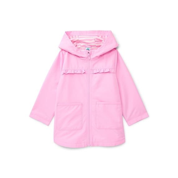 Carter's Child of Mine Toddler Girl Print Rain Jacket with Hood, Sizes 12M-5T