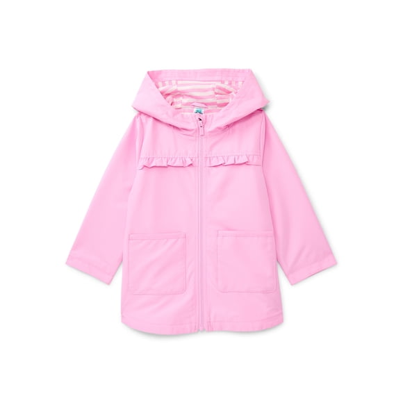 Carter's Child of Mine Toddler Girl Print Rain Jacket with Hood, Sizes 12M-5T