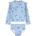 thumbnail image 1 of Carter's Child of Mine Toddler Girl Rash Guard Swimsuit Set, 2-Piece, Sizes 12M-5T, 1 of 5