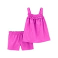 thumbnail image 1 of Carter's Child of Mine Toddler Girl Shorts Outfit Set, 2-Piece, Sizes 12M-5T, 1 of 5
