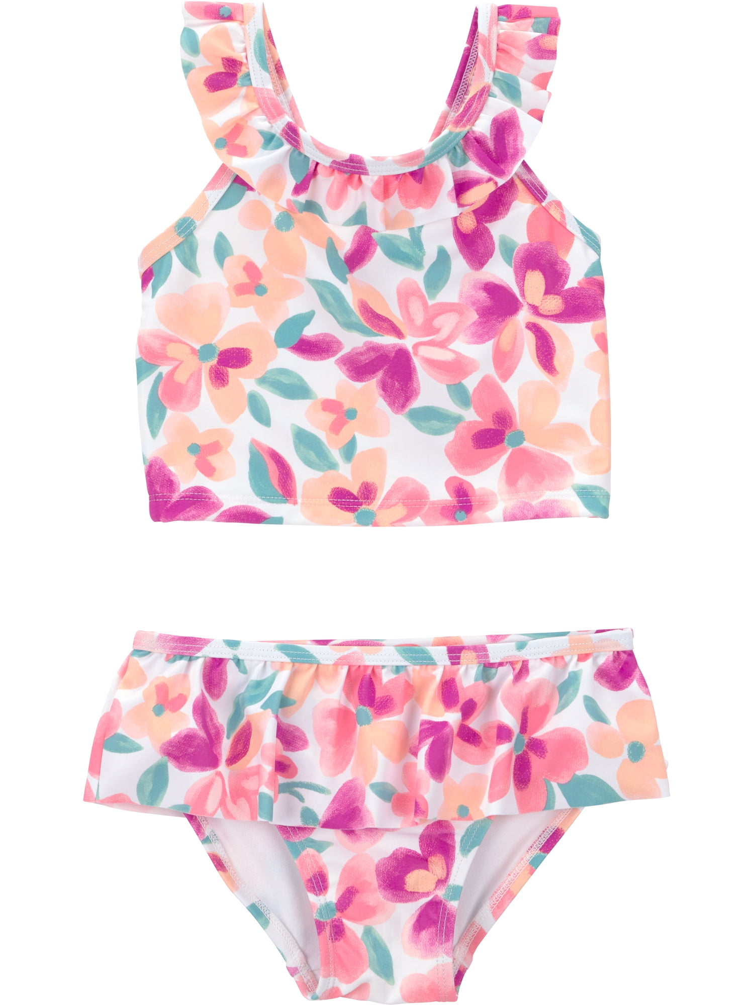 Carter's Child of Mine Toddler Girl Tankini Swimsuit Set, 2-Piece, Sizes 12M-5T