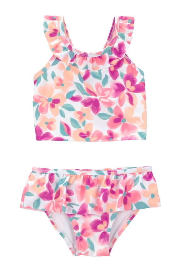 Toddler Girl Tankini Swimsuit Set, 2-Piece, Sizes 12M-5T