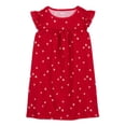 thumbnail image 1 of Carter's Child of Mine Toddler Girl Valentine's Pajama Gown, Sizes 2T-5T, 1 of 5