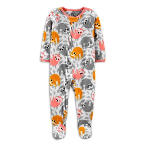 Carter's Child of Mine Toddler Girls Sloth Pajamas